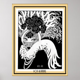 Art Deco "Fi FI" Don Blanding Art Poster