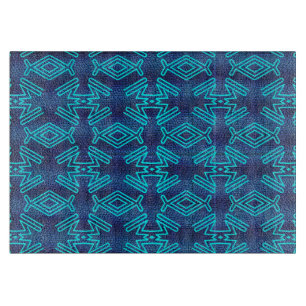 Art Deco Fish and Frogs Cutting Board