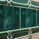 Art Deco Flamingo Wall Decor Art Nouveau Tile<br><div class="desc">Welcome to CreaTile! Here you will find handmade tile designs that I have personally crafted and vintage ceramic and porcelain clay tiles, whether stained or natural. I love to design tile and ceramic products, hoping to give you a way to transform your home into something you enjoy visiting again and...</div>