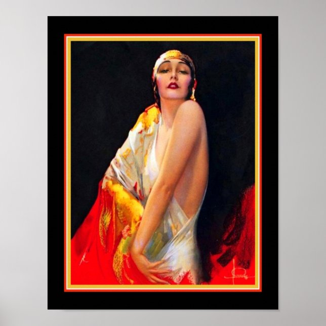Art Deco Flapper by Rolf Armstrong Poster (Front)