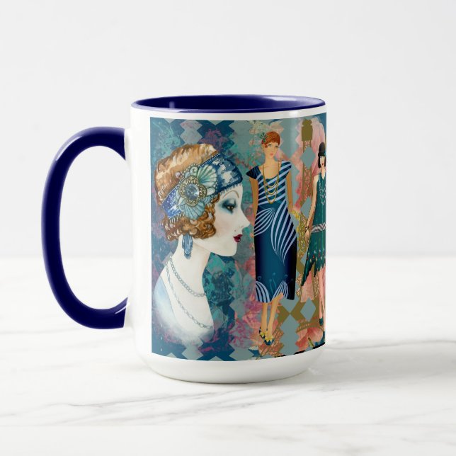 Art Deco Flappers   Mug (Left)