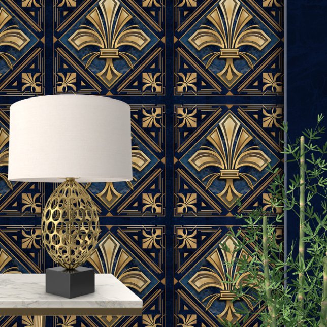 Art Deco Fleur-de-lis  Wallpaper (Creator Uploaded)