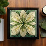 Art Deco Floral Calla Lily Art Nouveau Gift Box<br><div class="desc">Cherish your precious memories and valuables with this exquisite keepsake box. Crafted from lacquered wood and available in golden oak, ebony black, emerald green, and red mahogany, this box is a versatile and decorative piece designed to store your jewellery, collectibles, and more. The soft felt inside ensures protection for your...</div>