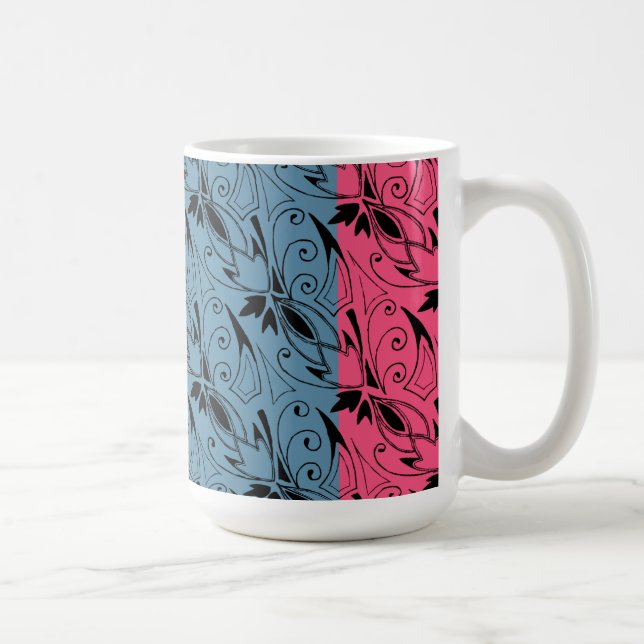 Art Deco Floral Coffee Mug (Right)