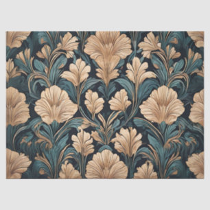 Art Deco Floral Design Tissue Paper