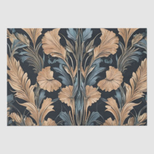 Art Deco Floral Design Tissue Paper