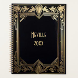 Art Deco Floral Frame Planner