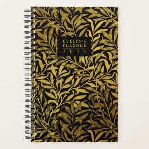 Art Deco Floral Personalised Weekly Planner
