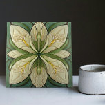 Art Deco Floral Wall Decor Art Nouveau Tile<br><div class="desc">Welcome to CreaTile! Here you will find handmade tile designs that I have personally crafted and vintage ceramic and porcelain clay tiles, whether stained or natural. I love to design tile and ceramic products, hoping to give you a way to transform your home into something you enjoy visiting again and...</div>