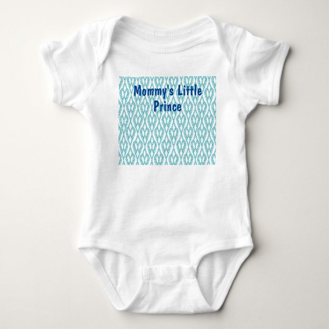 Art Deco Flowerbeds  Baby Bodysuit (Front)