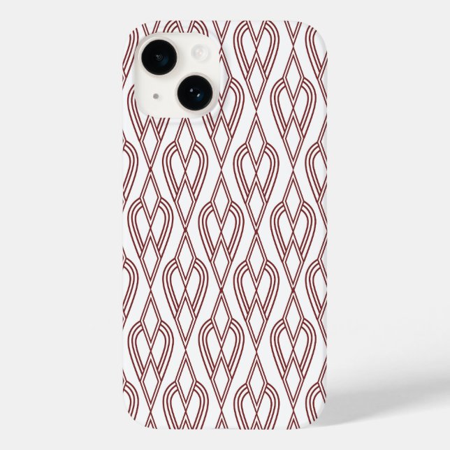 Art Deco Flowerbeds  Case-Mate iPhone Case (Back)