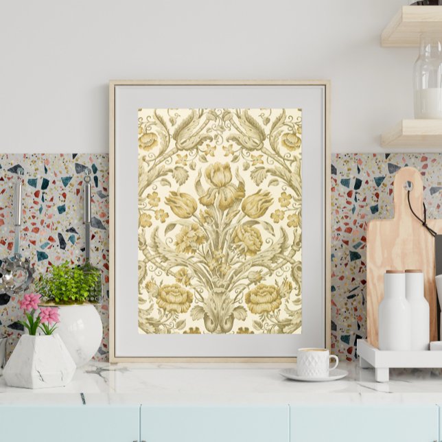 Art Deco Flowers Decoupage Tissue Paper (Creator Uploaded)