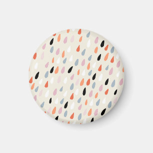 Art Deco Flowers: Modern Seamless Magnet
