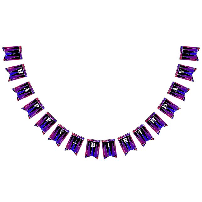 Art Deco 'Fractured' by Kenneth Yoncich Bunting (All)