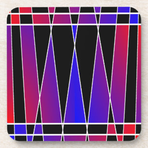 Art Deco 'Fractured' By Kenneth Yoncich Coaster