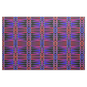 Art Deco 'Fractured' by Kenneth Yoncich Fabric