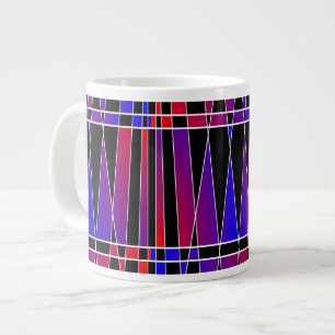 Art Deco 'Fractured'  by Kenneth Yoncich Large Coffee Mug