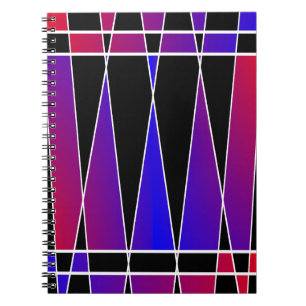 Art Deco 'Fractured' by Kenneth Yoncich Notebook