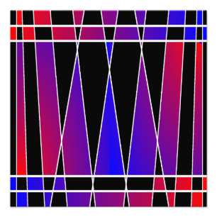 Art Deco 'Fractured' by Kenneth Yoncich Photo Print