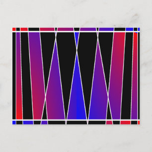 Art Deco 'Fractured' by Kenneth Yoncich Postcard