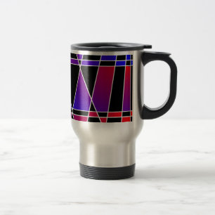 Art Deco 'Fractured' by Kenneth Yoncich Travel Mug