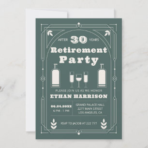 Art Deco Frame  Invitation