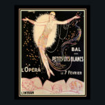 Art Deco French Opera 16 x 20 Print<br><div class="desc">Petits Lits Blancs French Art Deco  Opera Print.</div>