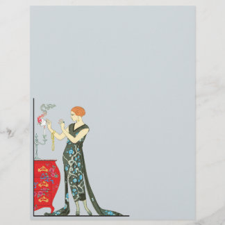 Art Deco Friday Vintage Fashion Illustration