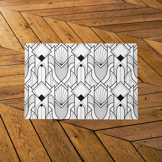 Art Deco Gatsby Pattern Doormat (Creator Uploaded)