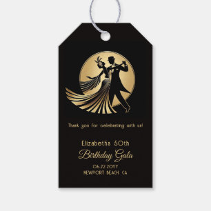 Art Deco Gatsby Roaring 20s Prohibition Custom Gift Tags