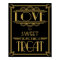 Art Deco Gatsby style "Love is sweet" print