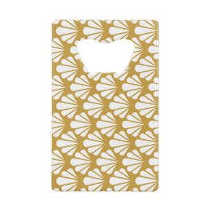 Art Deco, geometric floral seamless pattern.