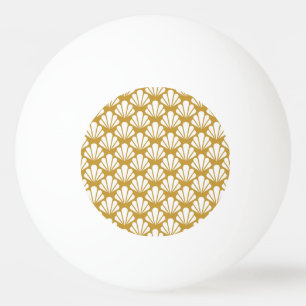 Art Deco, geometric floral seamless pattern. Ping Pong Ball