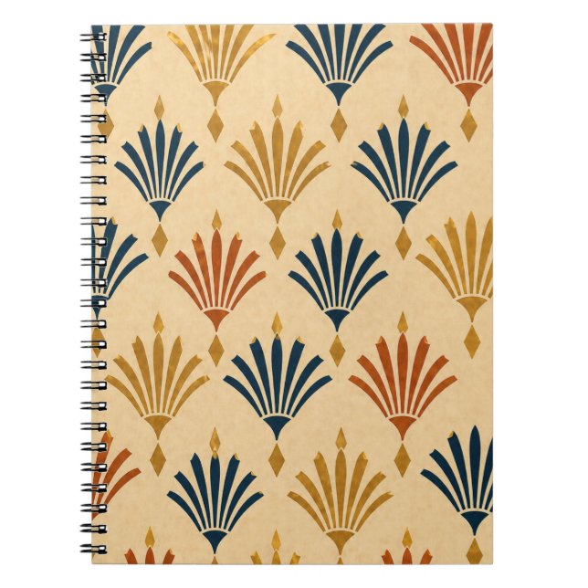Art Deco Geometric Notebook (Front)
