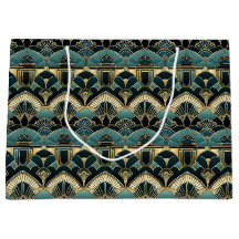 Art Deco Geometric Patterned