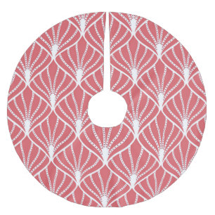 Art Deco, geometric seamless pattern. Brushed Polyester Tree Skirt