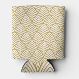Art Deco geometric seamless pattern. Can Cooler