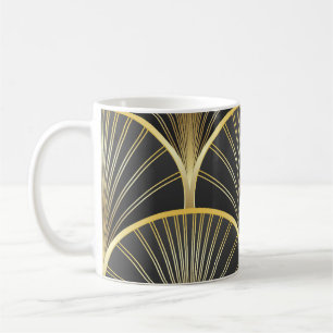 Art Deco Geometric Texture Illustration Coffee Mug