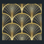 Art Deco Geometric Texture Illustration Poster<br><div class="desc">Art Deco Seamless Pattern. Geometric decorative texture. Vintage illustration. Step back into the Art Deco era with this chic geometric decorative texture. Embrace the Art Deco Vibes – Geometric Decorative Texture. art, deco, pattern, background, golden, seamless, gold, set, black, abstract, illustration, texture, decor, paper, vintage, retro, line, geometric, luxury, fabric...</div>