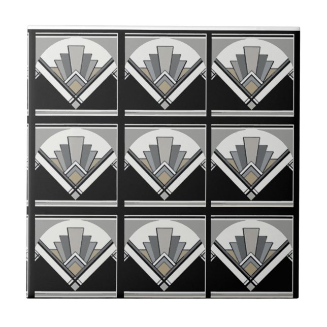 Art Deco geometric Tile (Front)