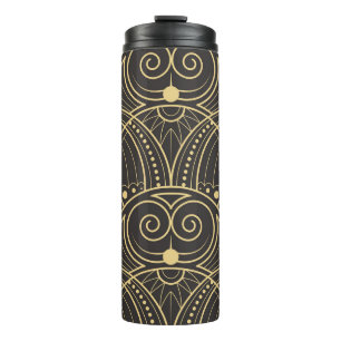 Art Deco Geometric Tiles Luxury. Thermal Tumbler