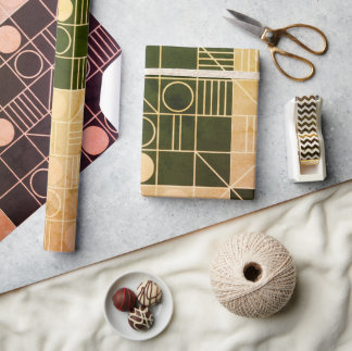 Art Deco Geometric Wrapping Paper