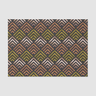 Art deco geometry tissue paper