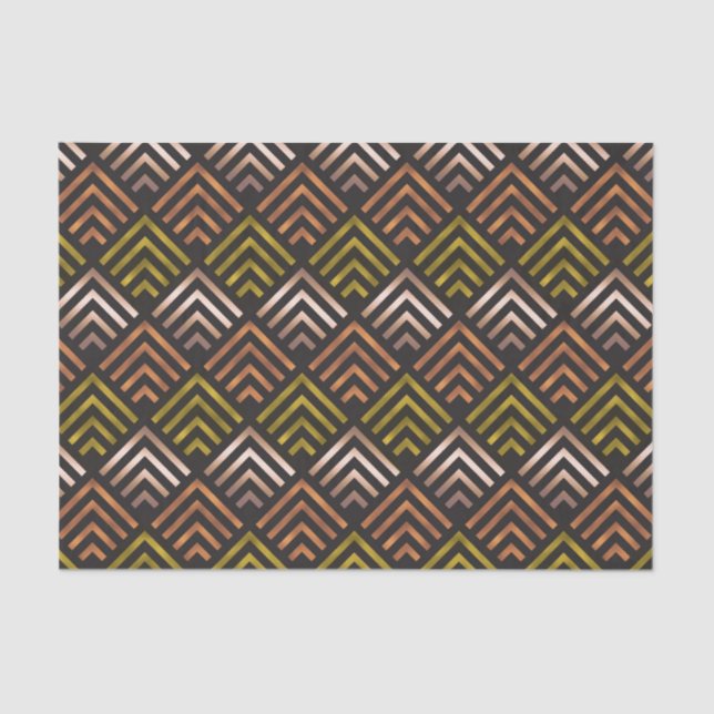 Art deco geometry tissue paper (Front)
