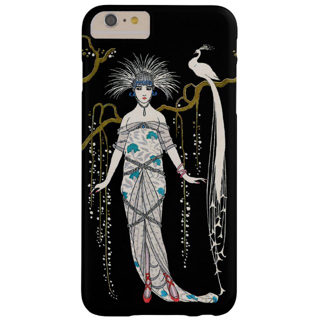 Art Deco George Barbier Peacock iPhone 6 Plus case (Back)