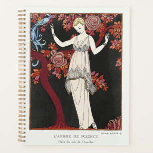Art Deco George Barbier Vintage Fashion Bird Art Planner