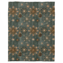 Art Deco Gilded Christmas Night Glow