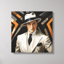 Art Deco Glam: Gold Man