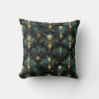 Art Deco Glamour Velvet Pillow