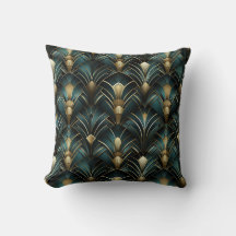 Art Deco Glamour Velvet Pillow
